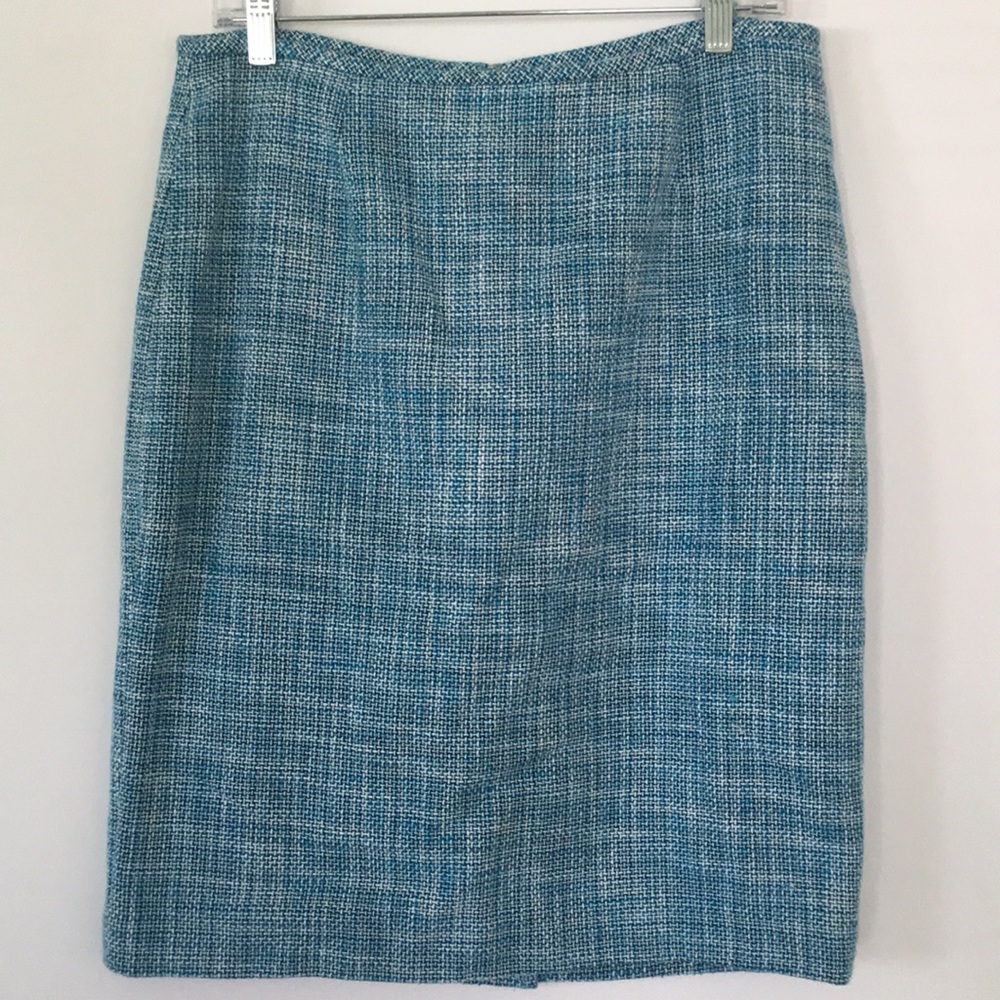 🍭Calvin Klein blue career skirt